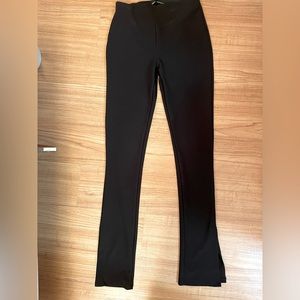 Zara Split hem high waisted flare leggings
